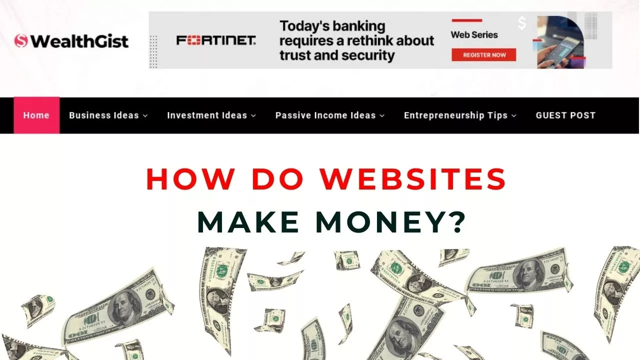 how do websites make money